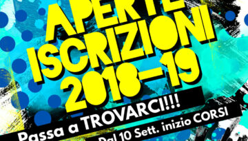 Aperte le Iscrizioni 2018-19